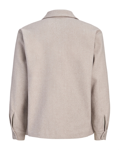 Jack & Jones - JJERegent Overshirt - Oatmeal